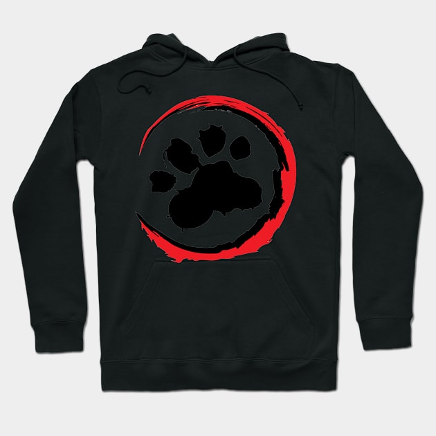 dog foot Hoodie by rashiddidou